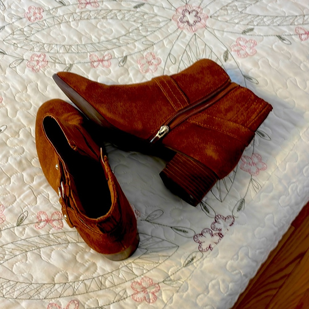 Suede Booties